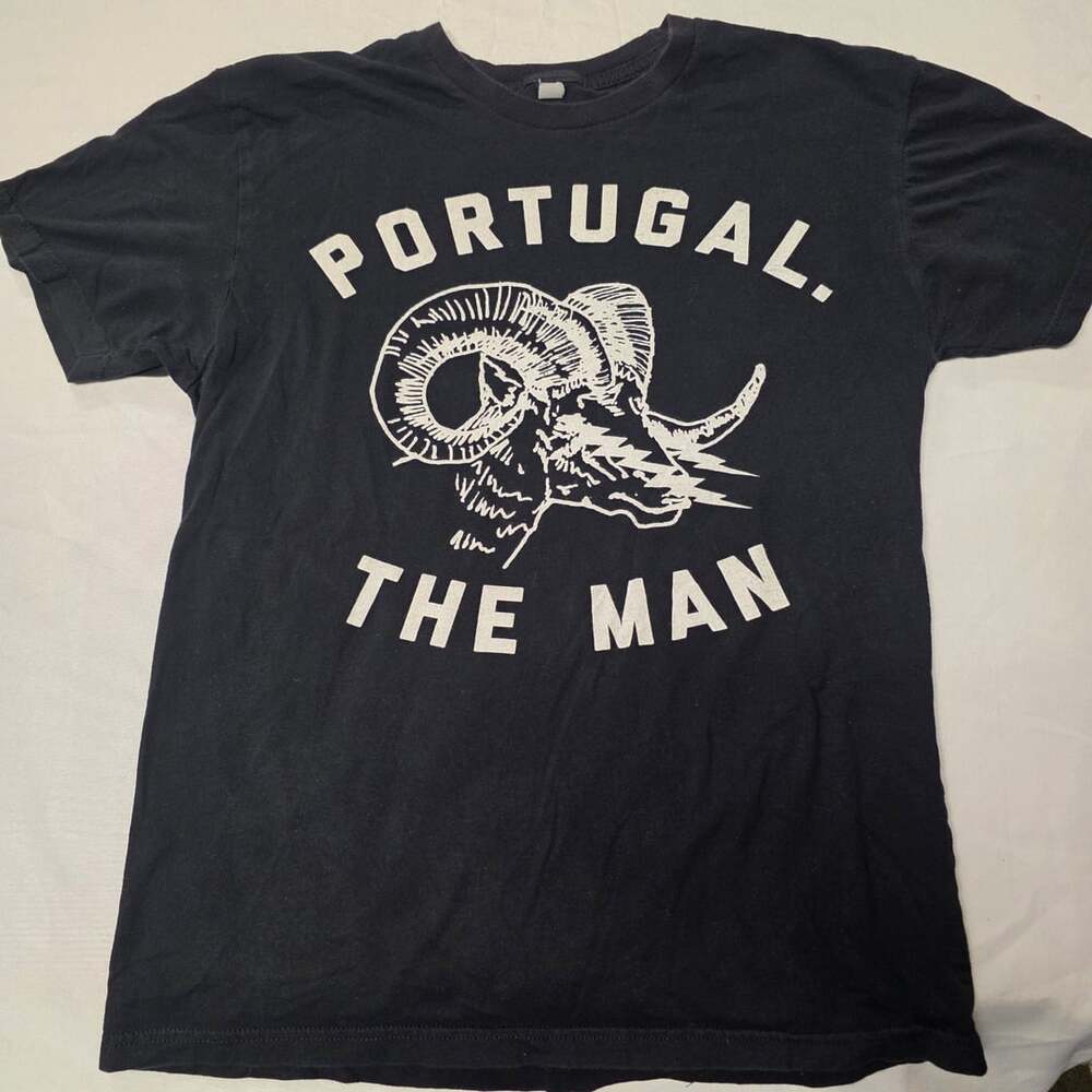 Portugal. The Man Ram's Head Black T-Shirt